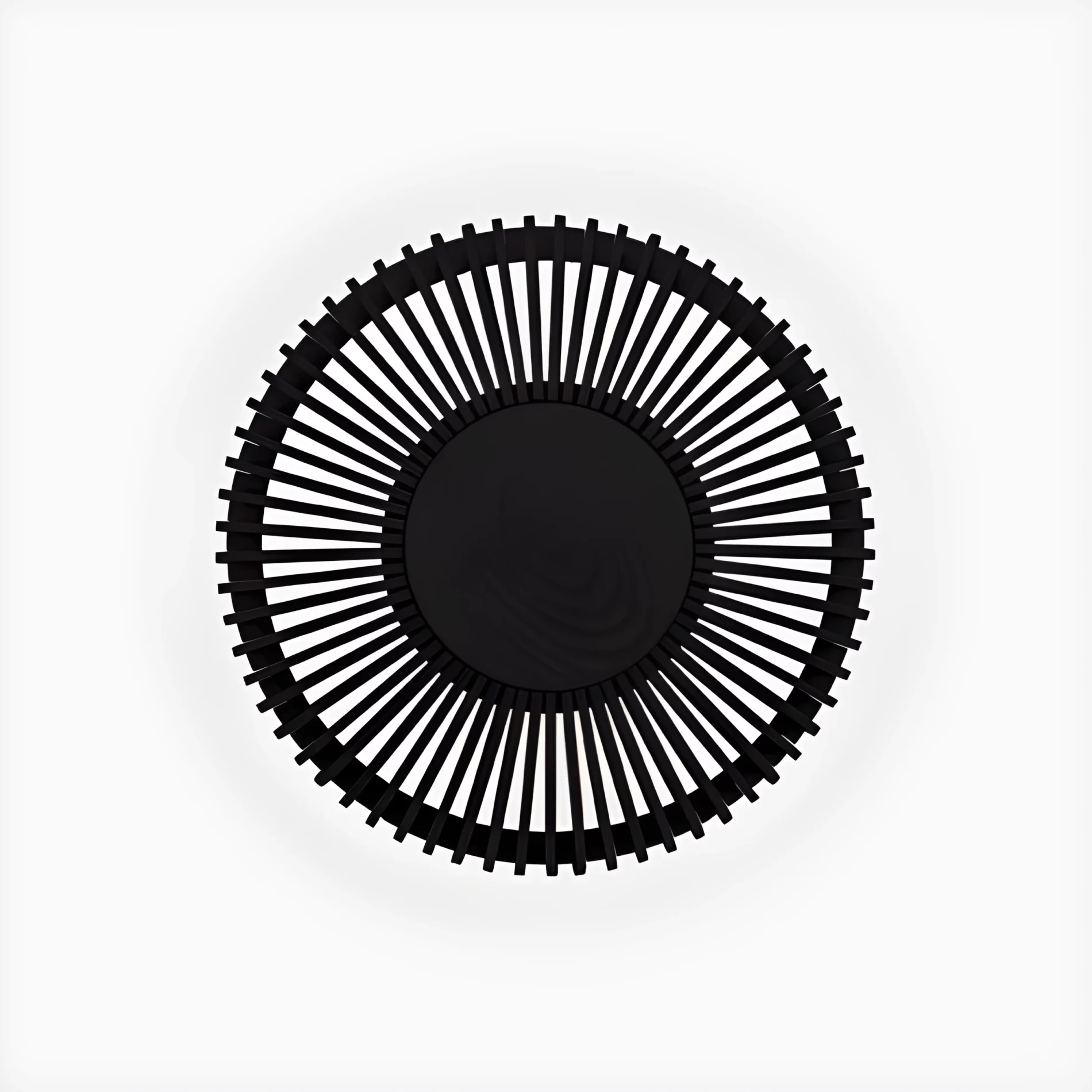 Ażurowy kinkiet Clava Up Wood S z drewna w kolorze czarnego dębu