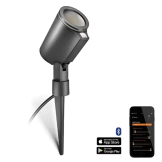 Lampa ogrodowa Spot Garden Connect - z kolcem, czujnik ruchu i zmierzchu