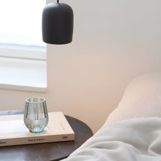 Czarna lampa wisząca Notti 2213073003 - Nordlux - do minimalistycznej sypialni