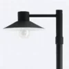 Czarna latarnia ogrodowa Lund - IP55