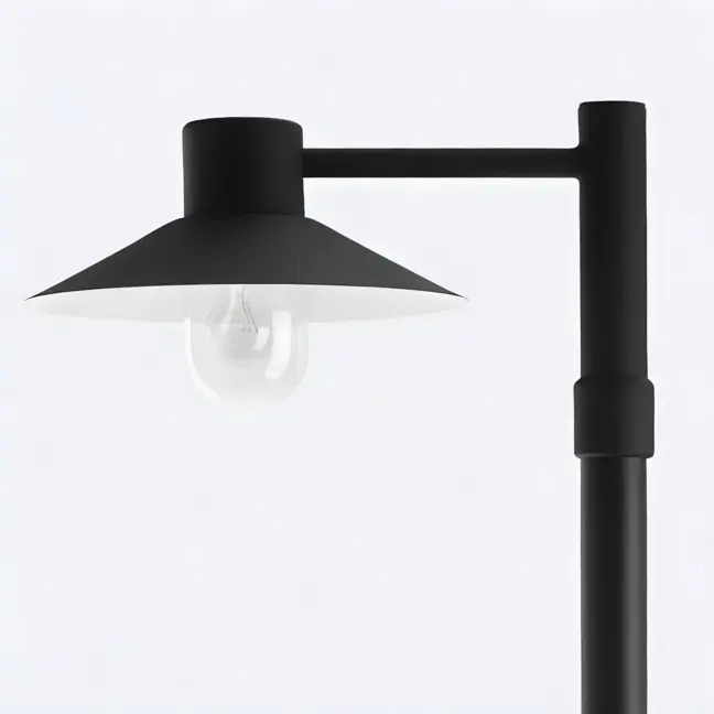 Czarna latarnia ogrodowa Lund - IP55