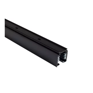 Czarna szyna CTLS - 2m, system 3-fazowy