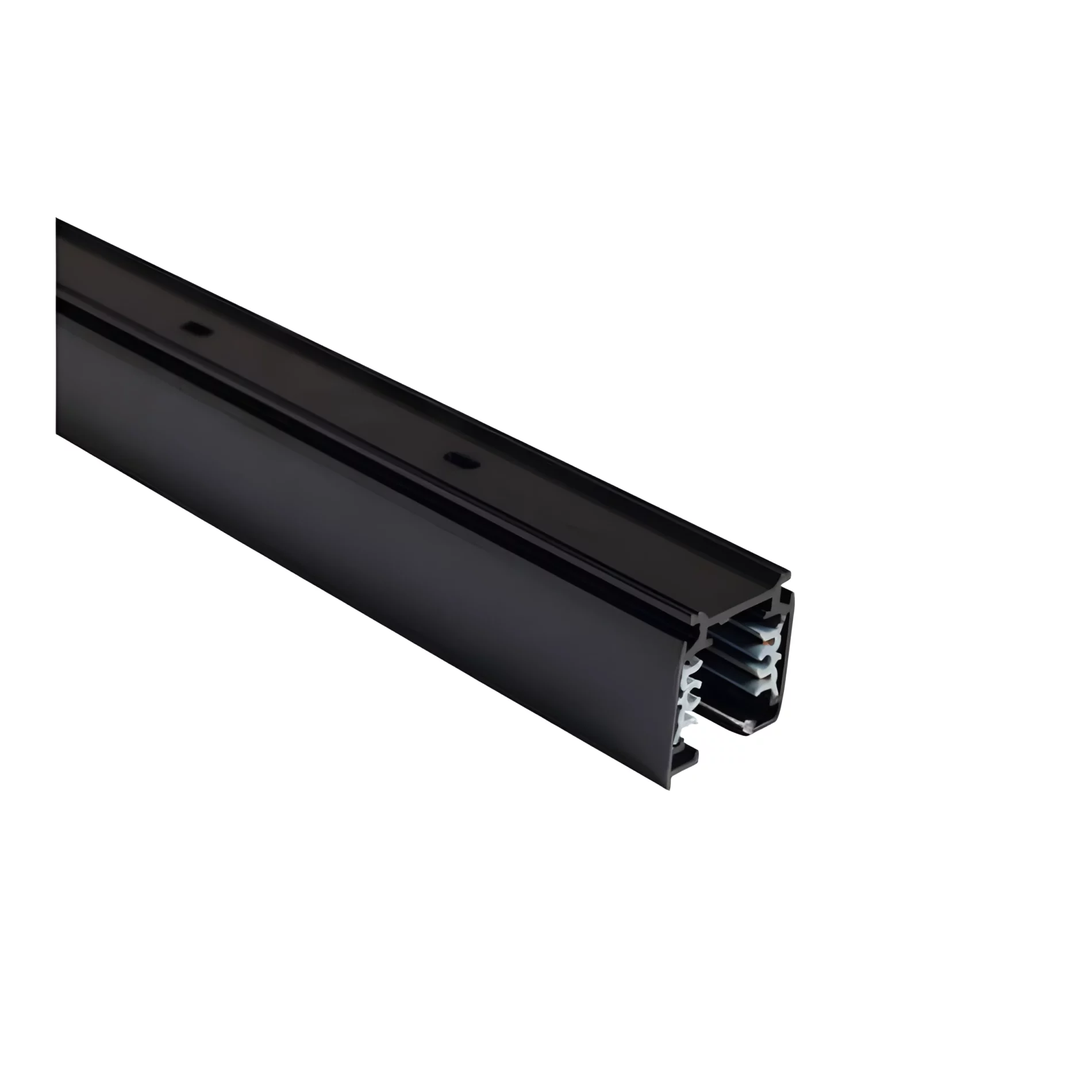 Czarna szyna CTLS - 2m, system 3-fazowy