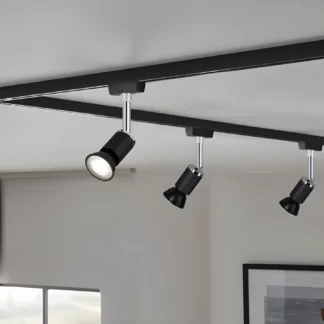 Czarna żarówka GU10 - 7W, 4000K