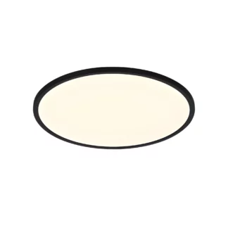 Czarny plafon Oja 42 - Nordlux - IP54, do nowoczesnej łazienki