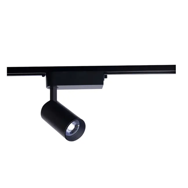 Czarny reflektor LED Profile Iris do systemu szynowego o barwie 3000K
