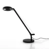 Czarna, biurkowa lampa LED Demetra Micro Tavolo z funkcją ściemniania