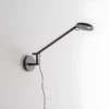 Regulowany kinkiet LED Demetra Micro Parete w kolorze antracytowym