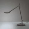 Szara lampka biurkowa LED Demetra Tavolo z funkcją ściemniania