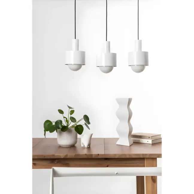 Lampa wisząca Enkel nad stół w jadalni
