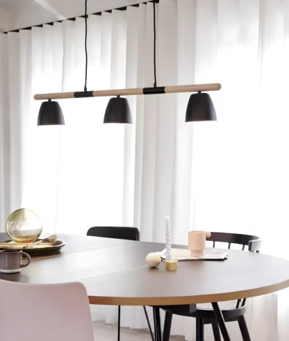 Duża lampa wisząca Theo - nad stół do jadalni