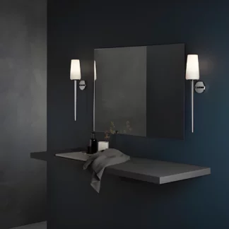 Elegancki kinkiet Deauville do lustra w łazience