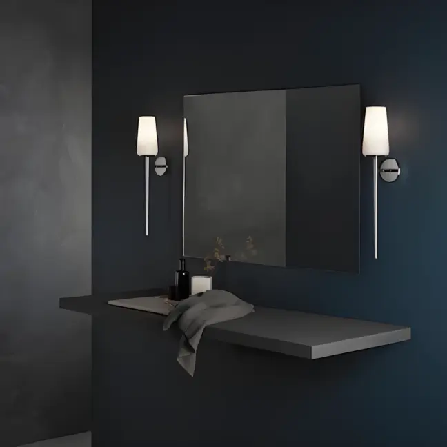 Elegancki kinkiet Deauville do lustra w łazience