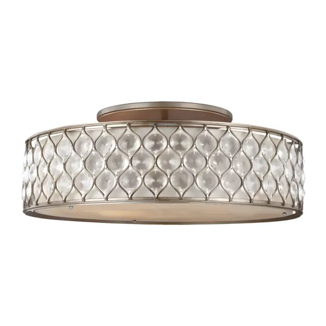 Stylowa lampa sufitowa Bella zdobiona kryształkami
