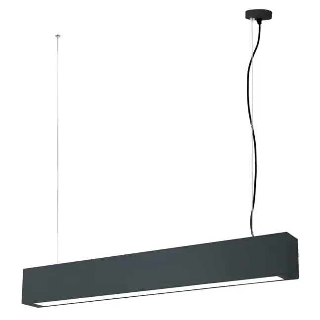 Czarna lampa wisząca Ibros S - LED, IP20, CCT