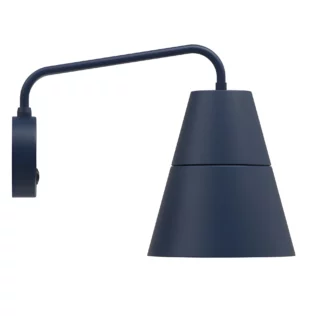 Granatowy kinkiet Ili Ili z możliwością regulacji klosza