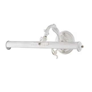 Elegancki biały kinkiet Picasso w stylu rustykalnym