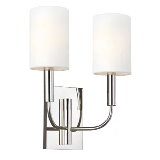 Kinkiet Brianna srebrny na korytarz