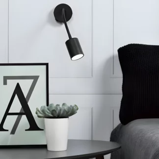 Kinkiet Explore czarny z elastycznym ramieniem