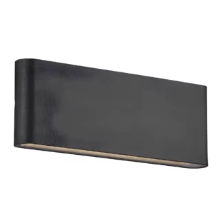 Kinkiet Kinver 26 - LED, czarny do oświetlenia budynku