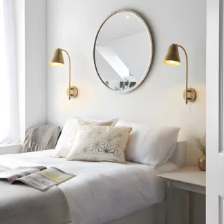 Kinkiet Radha do stylowej sypialni