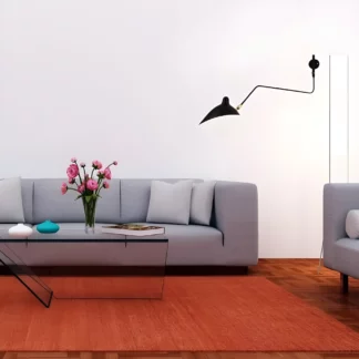 Kinkiet ścienny Crane - czarny