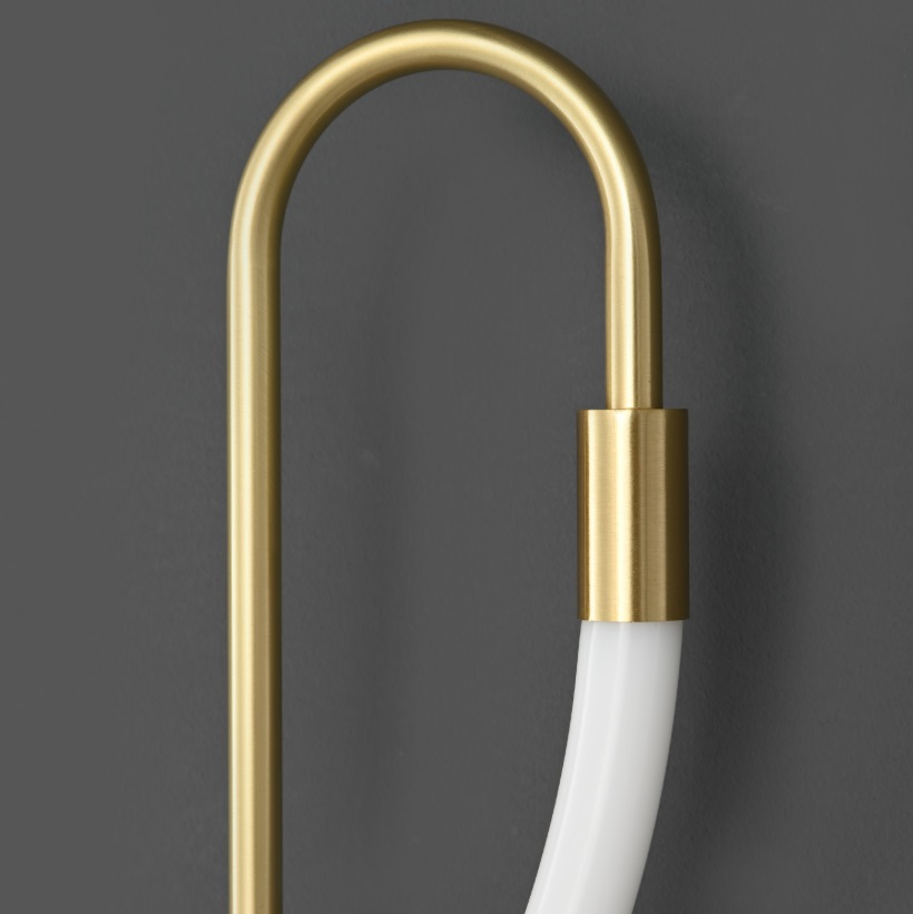 Kinkiet ścienny LED Essa złoty – dekoracyjny i nowoczesny