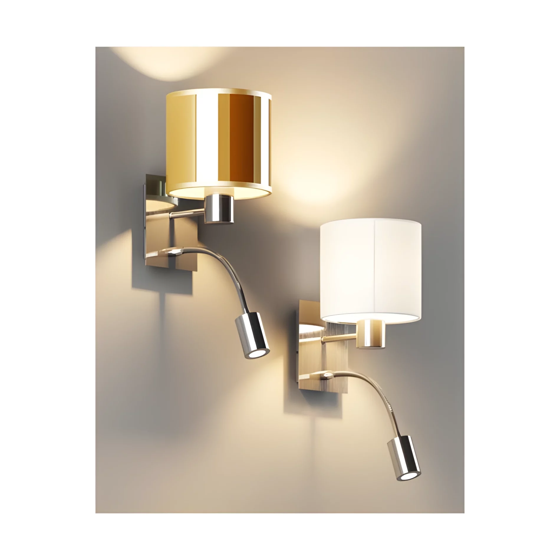 Kinkiet Sylwana do eleganckiej sypialni