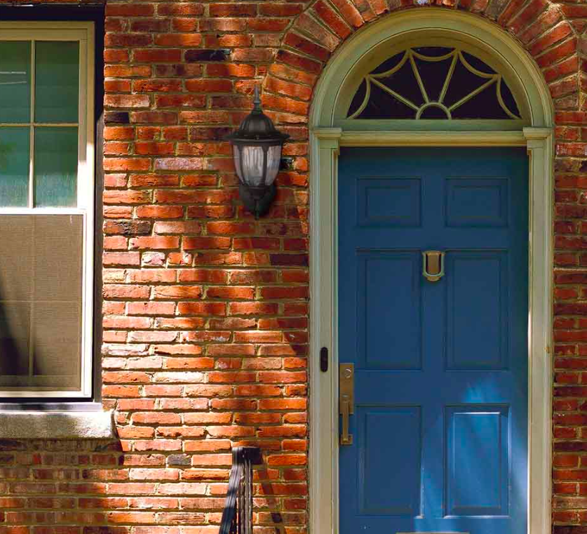 Kinkiet zewnętrzny Boston czarny IP44 E27