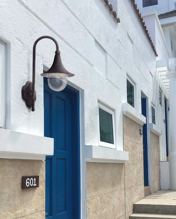 Kinkiet zewnętrzny Boston czarny IP44 E27 retro