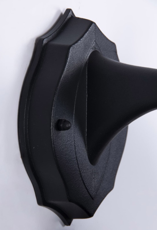 Kinkiet zewnętrzny czarny Lozana E27 IP44 na ramię