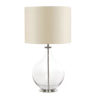 Klasyczna lampa stołowa Nadia na stolik w salonie