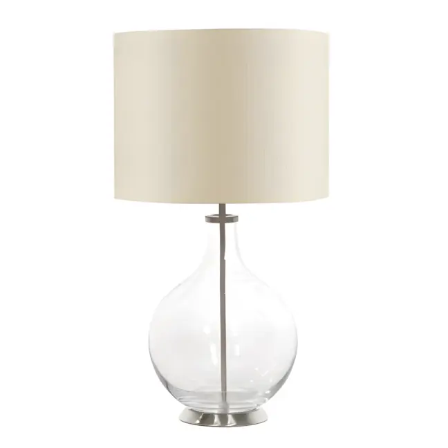Klasyczna lampa stołowa Nadia na stolik w salonie