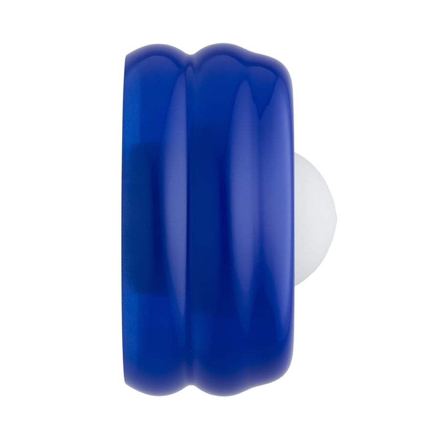 Kobaltowy kinkiet lub plafon Tevo 19 cm z mlecznym kloszem G9