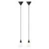 Komplet lamp wiszących Molli - 2 szt, skośne klosze, do kuchni, do sypialni