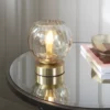 Lampa Dimple na szklany stolik
