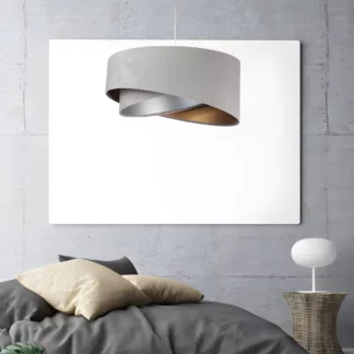 Lampa Galaxy welurowa do sypialni