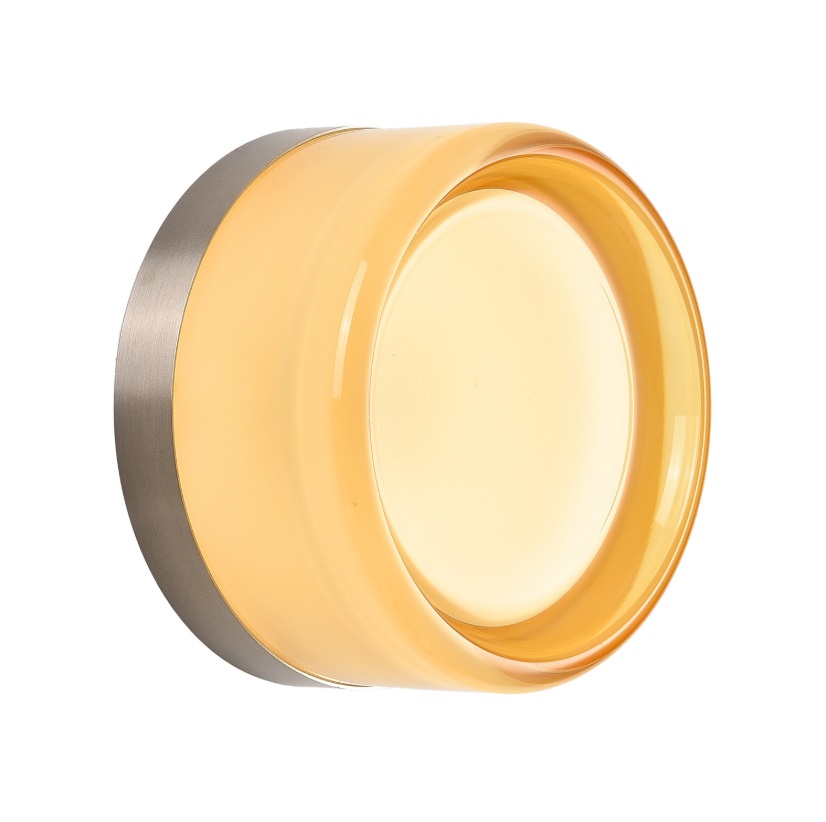 Lampa LED Candy 13,5 cm w kolorze złotym – do montażu na ścianę i sufit