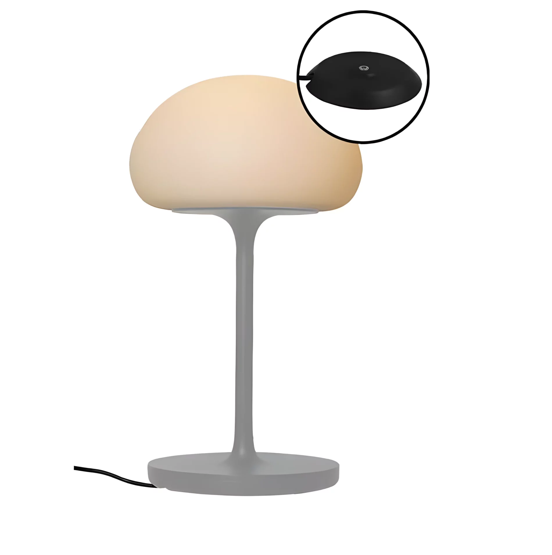 Lampa mobilna Sponge - szara podstawa