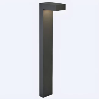 Lampa ogrodowa Asker – słupek z szerokim kątem oświetlenia