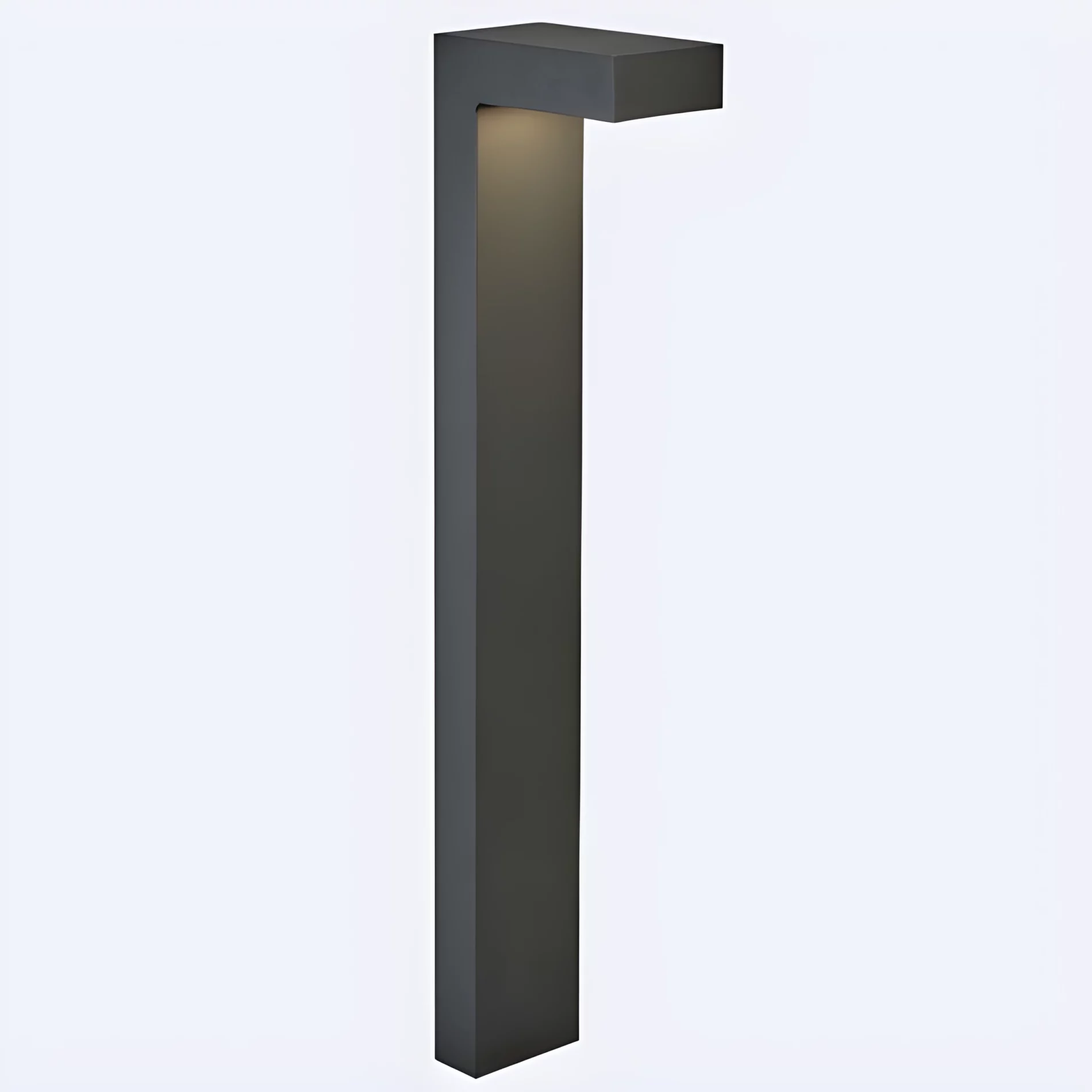 Lampa ogrodowa Asker – słupek z szerokim kątem oświetlenia