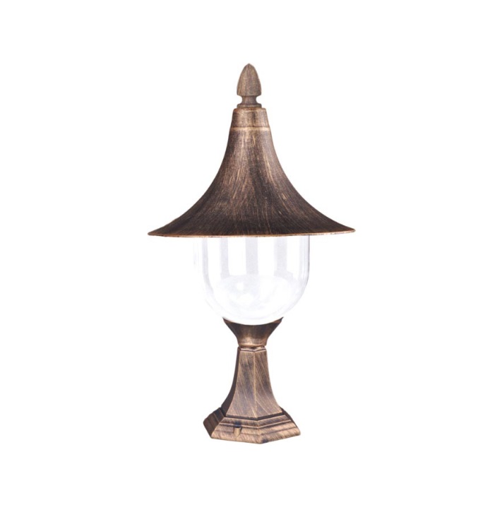 Lampa ogrodowa stojąca Boston 53 cm w patynowanym brązie IP44