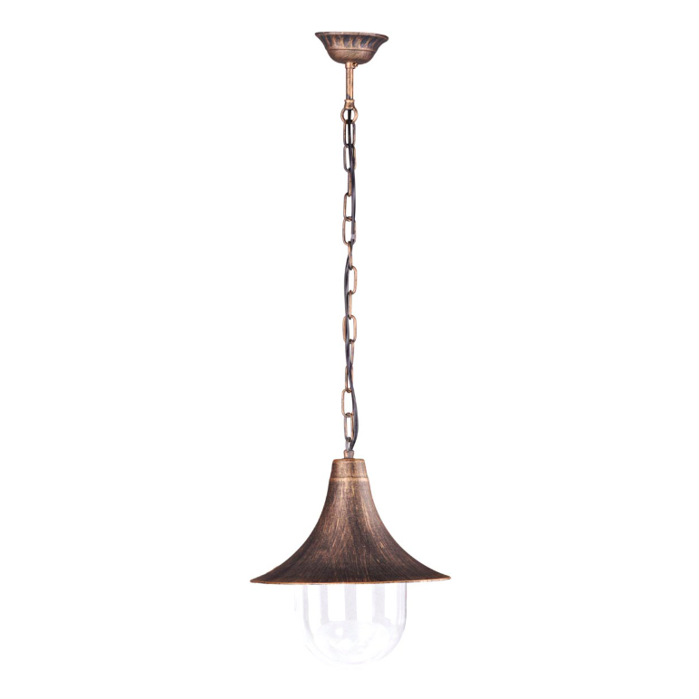 Lampa ogrodowa wisząca Boston E27 IP44 brązowa
