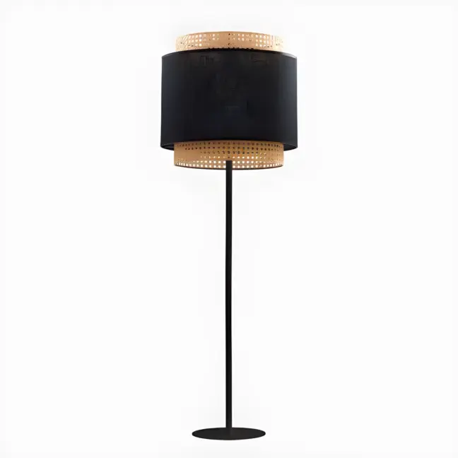 Lampa podłogowa Boho Nature - TK Lighting - do skandynawskiej sypialni i salonu