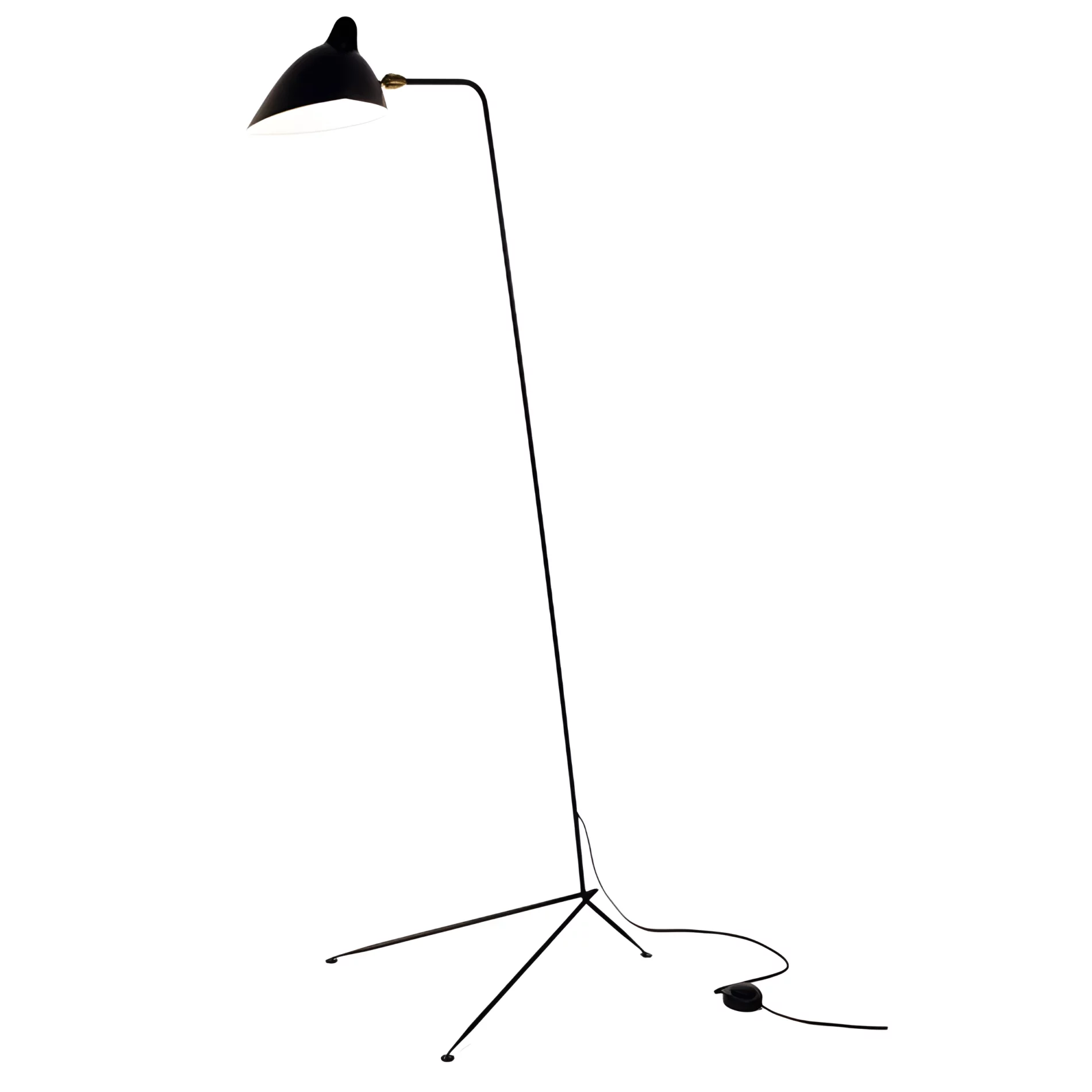 Lampa podłogowa Crane do salonu