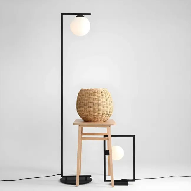 Lampa podłogowa Zac do salonu