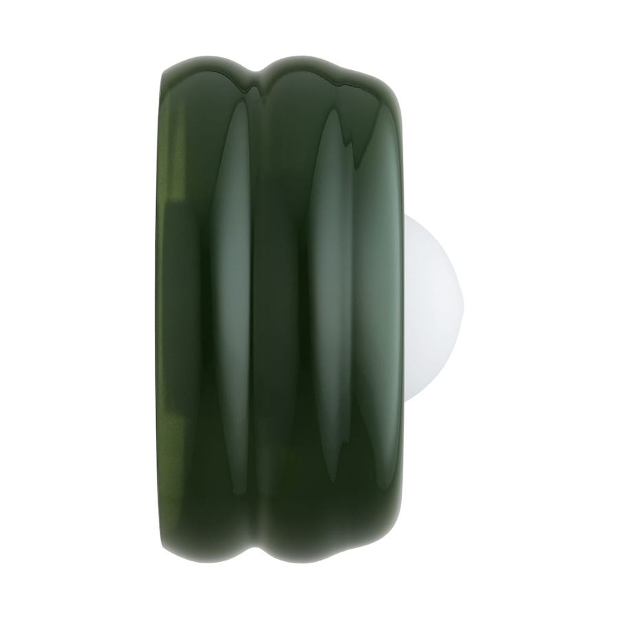 Lampa ścienno-sufitowa Tevo 19 cm w ciemnozielonym szkle