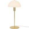 Lampa na komodę  Ellen - złota podstawa, lampa do salonu, do sypialni