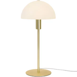 Lampa na komodę Ellen - złota podstawa, lampa do salonu, do sypialni