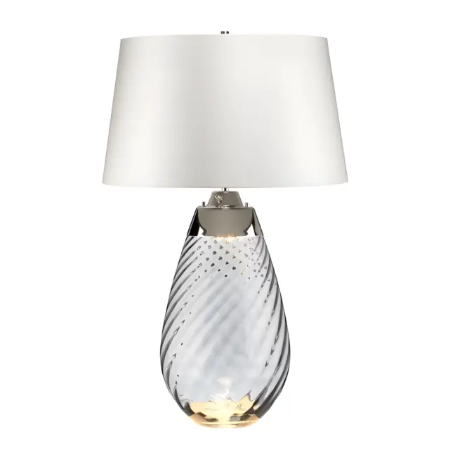 Lampa stołowa Lena na komodę w salonie